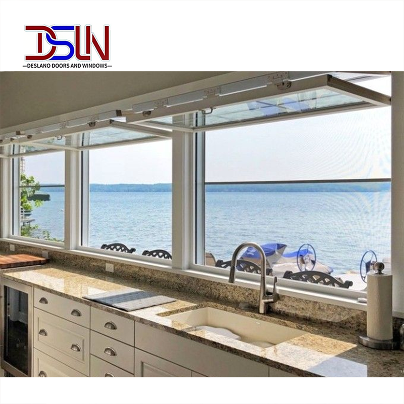Modern Design Aluminium Folding Window Vertical