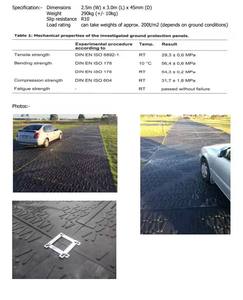 重機用グラウンドマット/HDPEコンポジット一時ロードマット/4x8グラウンド保護マット - Product Image 6