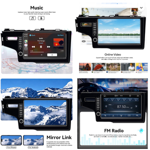<span class=keywords><strong>Radio</strong></span> para Auto LELV de <span class=keywords><strong>9</strong></span> Pulgadas con Sistema Linux para Honda Fit 3 Jazz (2014-2020), Pantalla Dividida, Navegación Estéreo, Reproductor de Video Android Auto - Product Image 2