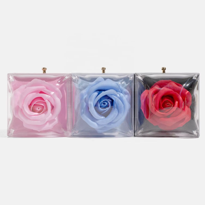 กล่องเครื่องประดับรูปดอกกุหลาบสุดหรูสำหรับการจัดเก็บจี้แหวนสร้อยคอและต่างหูและให้เป็นของขวัญ - Product Image 5