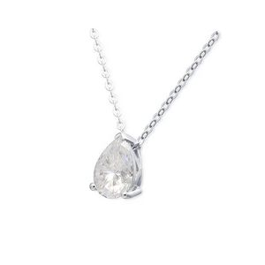 Collier pendentif en or 18 carats pur Xinfly, forme de goutte d'eau, diamant moissanite 2,0 carats - Product Image 1
