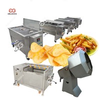 Kleinschalige Sticks Verwerkingslijn Bevroren Frietjes Productie-Apparatuur Aardappelchips Maken Mini-Machine