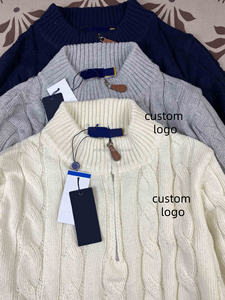 <span class=keywords><strong>Pull</strong></span>-over pour homme <span class=keywords><strong>Real</strong></span> Shot RL pour Horse Logo, col montant, brodé, manches longues, lavable en machine - Product Image 2