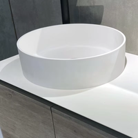 Sanitaire moderne, blanc mat, évier de salle de bain, lavabo de comptoir, lavabo à main