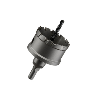 Broca central con punta de carburo de tungsteno de 22x5mm Sierras de agujero TCT para acero plástico-Taladro manual Acero de carburo - Product Image 2