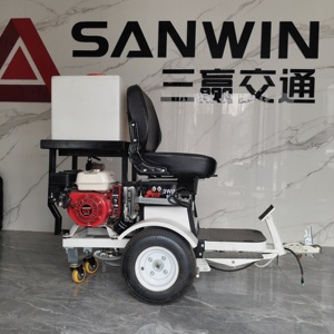 Nouvelle Arrivée : Machine <span class=keywords><strong>de</strong></span> Marquage <span class=keywords><strong>Routier</strong></span> Autoportée Honda 6.5HP avec Pompe Hydraulique et Booster - Product Image 1