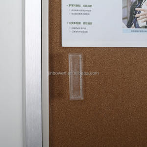 KBW ประกาศข้อความอลูมิเนียมแผ่นป้ายไม้ก๊อกที่ล็อคได้ - Product Image 4