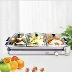 2022 New dsigne High Quality and Efficiency Electric Buffet Food Warmer set with tray for warming