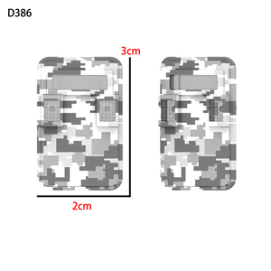 Camouflage bouclier défense équipé WW2 soldats accessoires armée militaire arme Pack blocs <span class=keywords><strong>de</strong></span> construction briques ensembles jouets - Product Image 3