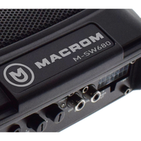 Subwoofer Mobil SW680 10-Inci dengan Single/Dual DC 12V/24V Coil Paper Cone Foam Surround untuk Sistem Audio Mobil