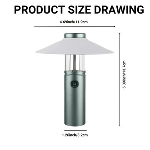 BaiFeng Outdoor Camping Lamp Led Dual <b>Light</b> Source Magnetic Hook Portable <b>Emergency</b> <b>Light</b> Metal Body Freestanding - Product Image 2