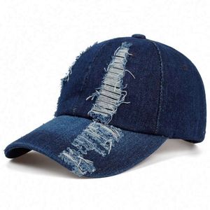 หมวกเบสบอลเดนิมฟอกสีแบบไม่มีปีก คุณภาพสูง ขายส่ง - Product Image 3