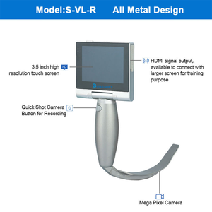 Tailles de lame de laryngoscope réutilisables en gros de haute qualité Besdata conçues pour le vidéolaryngoscope pédiatrique et néonatal - Product Image 2