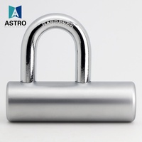 Heavy Duty Cylinder Type Padlock With Hardened Steel Shackle Anti Cut Anti Prying Security Lock for Warehouse Gate Container