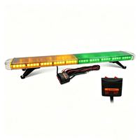 Barre lumineuse longue de 47 pouces à 88 LED, état neuf, lumière d'avertissement clignotante rouge, bleue, blanche et ambre pour voiture, camion, lumière de toit