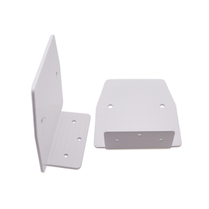 Support d'<span class=keywords><strong>angle</strong></span> en L blanc thermolaqué, résistant à la rouille, pour renforcement d'étagères et d'armoires - Product Image 6