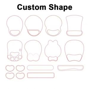 Factory Wholesale Customized Mouse Pad Promotion Business Desk Mat Rubber Pvc Printing Logo Wrist Rest Mousepads - Product Image 5