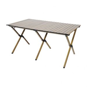 Portable Folding Camping <b>Table</b>, Black <b>Foldable</b> <b>Outdoor</b> <b>Table</b> with Aluminum Legs for Picnic Beach Fishing - Product Image 5