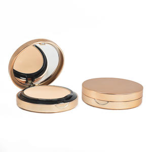Poudre compacte vegan en gros, fond de <span class=keywords><strong>teint</strong></span> en poudre pressée, base visage personnalisée, boîte magnétique - Product Image 1