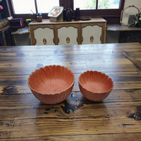 Ensemble de table en céramique de luxe de style classique Assiette à glaçure en relief et bol polyvalent Matériau en grès de conception portable