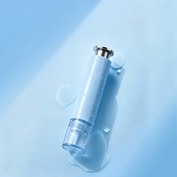 Flacon-seringue sans air de luxe 10 ml pour crème et sérum contour des yeux - Emballage cosmétique sous vide de précision avec pompe seringue en plastique