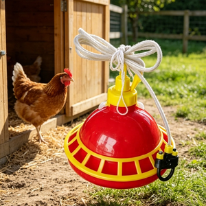 Système d'abreuvement à tétine 360° Easy Clean pour volailles avec support, matériau épaissi pour poulaillers commerciaux - Product Image 6