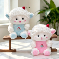 Boneka Plush Yun Ying Mie 8 Inch, Boneka Hewan Kartun Lembut untuk Mesin Cakar dan Hadiah Vending
