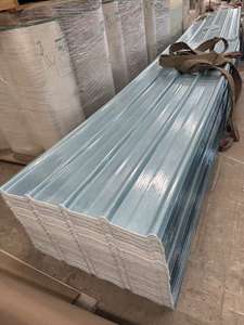 แผ่น<span class=keywords><strong>หลังคา</strong></span>โปร่งใสแบบสี่เหลี่ยมคางหมูวัสดุโพลีเมอร์ไฟเบอร์กลาสเสริมแรงแผ่นหลังคา - Product Image 2