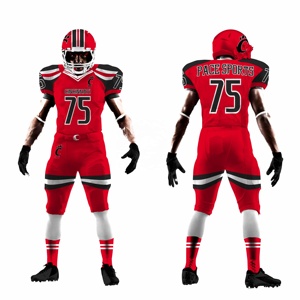 Uniformes de football américain en matière spandex à prix d'usine - Sur mesure, grande taille, respirant, séchage rapide, vêtements de sport - Product Image 3