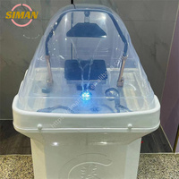 Siman Independent Spa Head Waterfall Shampooing Évier Attachement Lavabo Cheveux avec Bol de Traitement du Cuir Chevelu Japonais pour Utilisation dans la Salle de Bain