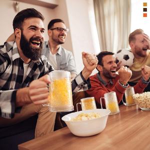 Bière glacée isolée givrée à double paroi classique ou tasse à café tasse de congélateur sans plastique avec poignée verre transparent - Product Image 5