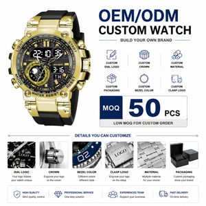 Montre Homme Smael 8093 à Double Affichage, Grand Cadran LED Numérique, Sportive et Tendance, Personnalisable OEM/ODM avec Logo – Reloj - Product Image 1