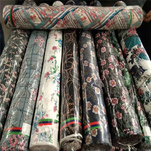 Tela Challis de Rayón Estampada 100% para Corea/Indonesia, Ecológica, Venta al por Mayor de Fábrica China, Vestido de Rayón con Flores Grandes - Product Image 5