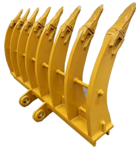 Rastrillos de excavadora de 2500 mm para 10-15 toneladas para uso agrícola/doméstico, rastrillo de raíz y rastrillos de limpieza de tierras - Product Image 1