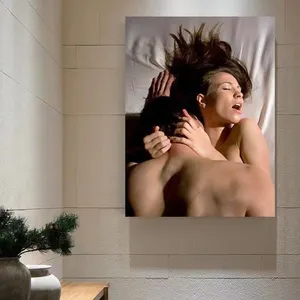 Groothandel 2024 Nieuwe Ontwerp Muur Kunst Decor Canvas Schilderij Fotolijst Sexy Vrouwen En Man Portret Voor Slaapkamer Hotel