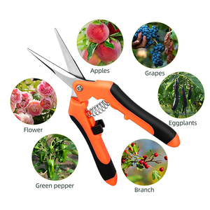Promotional 3 Pcs Garden Flower Shears Pruning <strong>Scissors</strong> Bypass Garden Pruner for Yard Gardening - Product Image 3