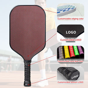 Pagaie de Pickleball sans bords tissée en Kev approuvée par Usapa en fibre de carbone T700 personnalisée - Product Image 2