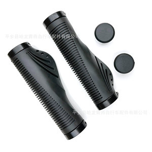 Poignées de guidon de vélo 22,2 mm noires antidérapantes pour VTT - Product Image 1