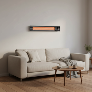 <span class=keywords><strong>Chauffage</strong></span> mural électrique extérieur télécommandé 1500W, panneau métallique, <span class=keywords><strong>chauffage</strong></span> par bande, infrarouge lointain, installation autonome - Product Image 4