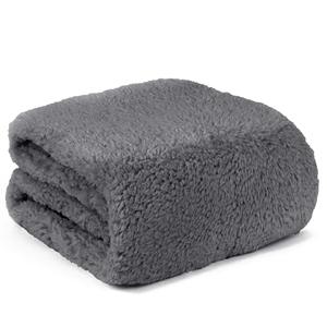 Couverture <span class=keywords><strong>de</strong></span> jet Sherpa pour canapé, couverture en peluche chaude et moelleuse pour le <span class=keywords><strong>lit</strong></span>, jet léger super doux et confortable - Product Image 1