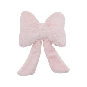 Ensemble complet de housses de siège auto en peluche avec coussin à nœud, universelles pour sièges avant, toutes saisons, décoratives, avec support lombaire - Product Image 5