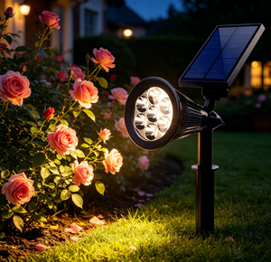 Projecteur solaire LED multifonctionnel tout-en-un pour jardin, étanche IP65, pour <span class=keywords><strong>cour</strong></span> et aménagement paysager, fabriqué en Chine - Product Image 3