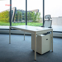 Bureau de direction moderne, table de bureau industrielle, couleurs personnalisables, bureau informatique pour mobilier de bureau, tiroirs