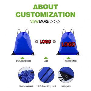 Mochila con Logotipo Personalizado, Colorida, de Poliéster 210D, con Cordón, para Gimnasio, Deporte, Reciclable, con Cuerdas - Product Image 2