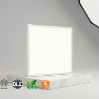 Panel LED Plano de Alta Calidad 2x2, 40W, 120-277V, 0-10V, Regulable, Montaje en Superficie, Luz de Techo, Certificado ETL, Profesional, Comercial