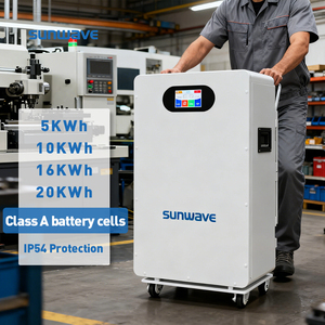 Аккумуляторная система Sunwave 8000 Cycle для домашнего хранения энергии, настенная, LiFePO4, 51.2В/48В, 314Ач/200Ач/100Ач, 5кВтч/10кВтч/16кВтч/21кВтч. - Product Image 1