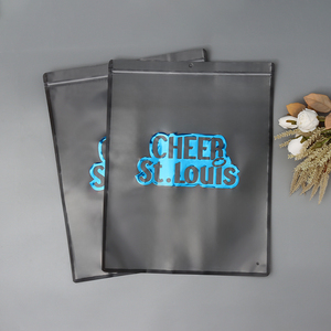 Dài Phân Hủy Sinh Học Quần Áo Frosted Nhựa Bao Bì Matte Poly Logo Rõ Ràng Tùy Chỉnh Áo Thun Ziplock Túi - Product Image 4