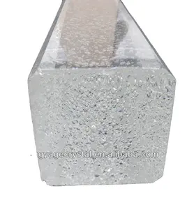 Großhandel Würfel Glas block Hot-Melt Glas Ziegel Kristallglas Ziegel für Hotel Dekoration
