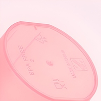 700ml verres en plastique sans BPA Logo personnalisé Sport Fitness protéine Shaker bouteille d'eau tasse avec couvercle pour l'entraînement