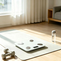 Balance connectée intelligente pour la graisse corporelle et l'IMC, capacité 180 kg, pour salle de bain